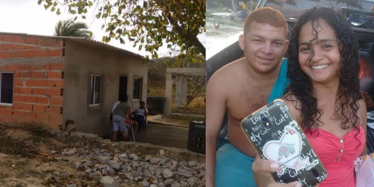 Zona Cero Pareja víctima del ataque.