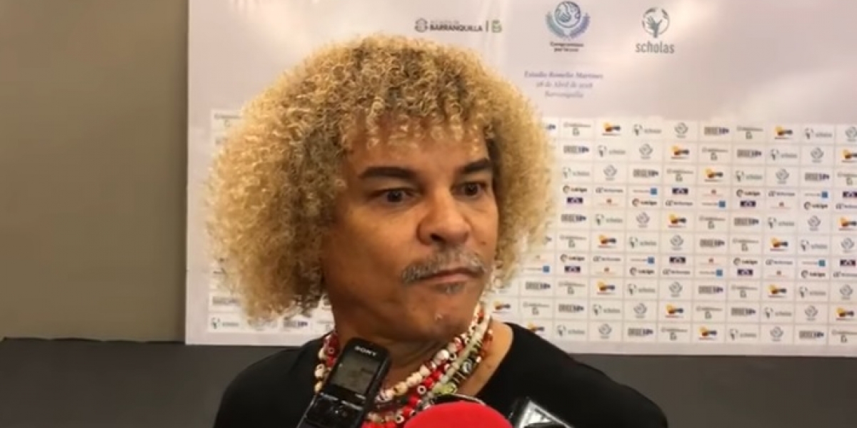 Carlos Alberto Valderrama, exfutbolista samario.