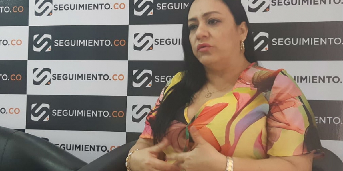 Claudia Patricia Aarón, diputada del Magdalena. 