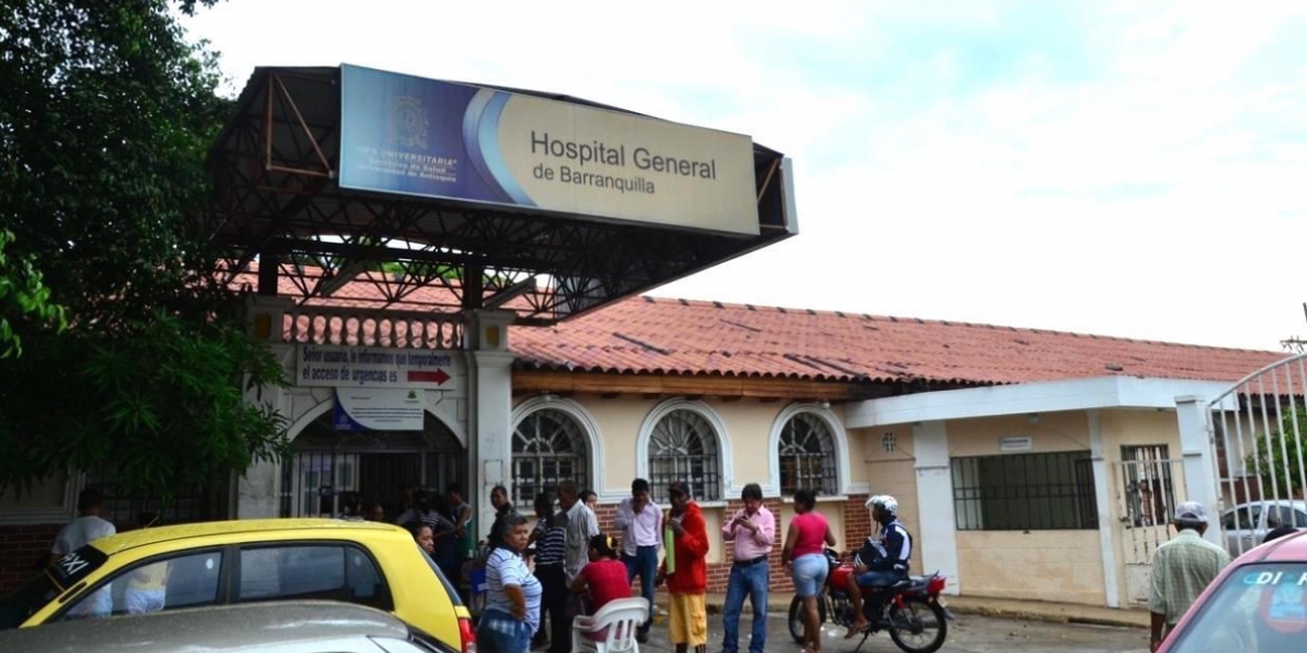 Los lesionados fueron atendidos en el Hospital General de Barranquilla.