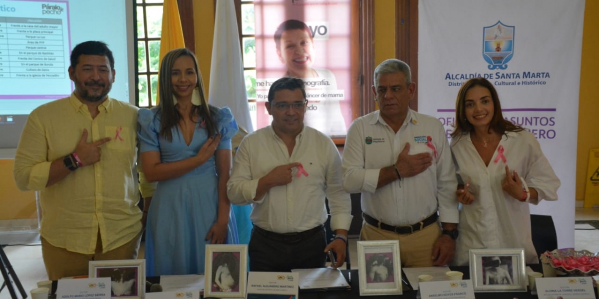 Lanzamiento campaña 'Páralo de pecho' en Santa Marta 