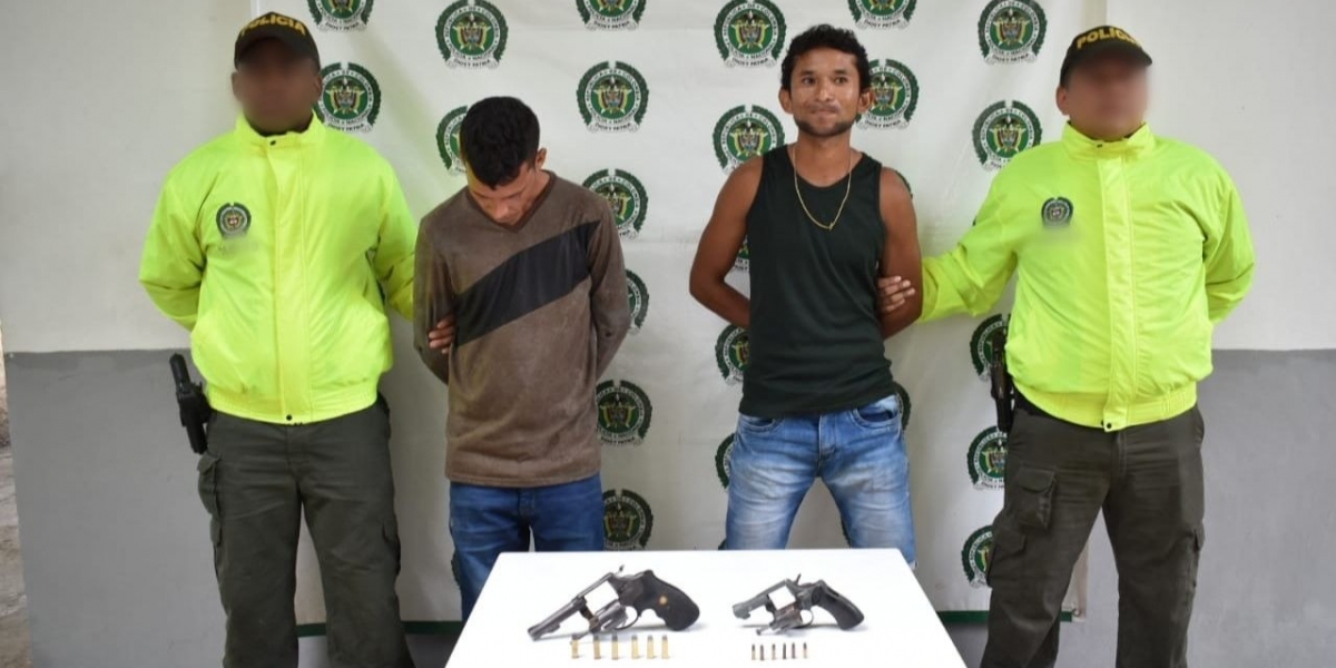 Enedis Maldonado Correa y Jorge Hernández Mahecha, capturados