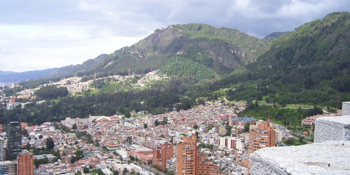 Panorámica de Bogotá, capital de Colombia.