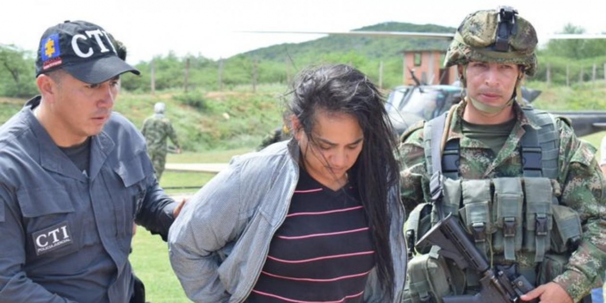 Liliana María Carvajal Pérez, alias ‘La Negra', presunta integrante del ELN