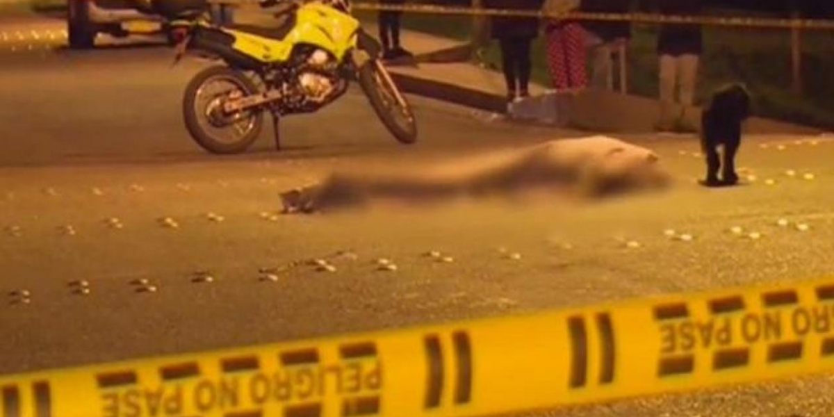 Noticias Caracol Lugar donde ocurrió el terrible homicidio.