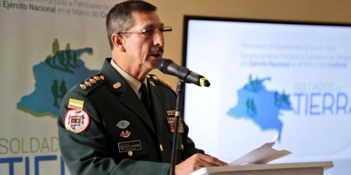 El Comandante del Ejército, general Nicacio Martínez