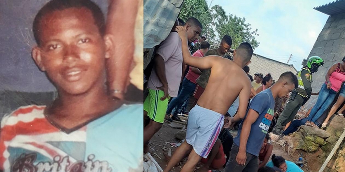 Cortesía El joven murió en el mismo lugar de los hechos.