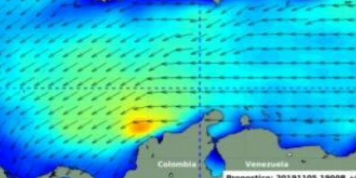 Ondas tropicales en el Caribe.