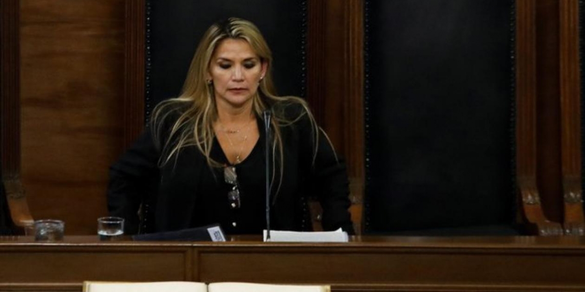 EFE Jeanine Áñez.