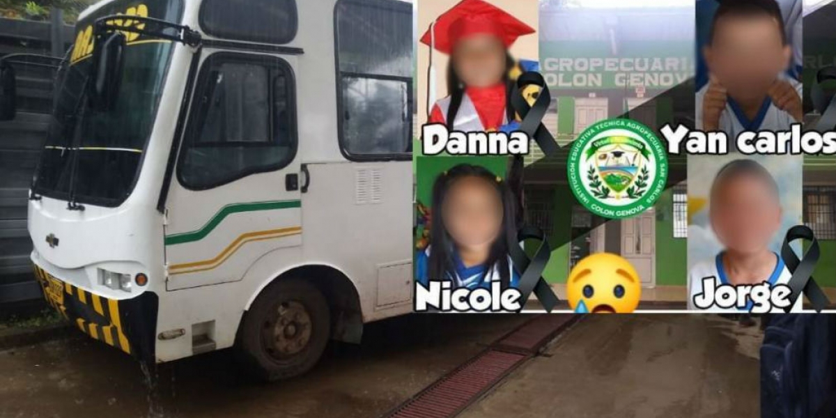 Semana Niños fallecidos en el incidente.