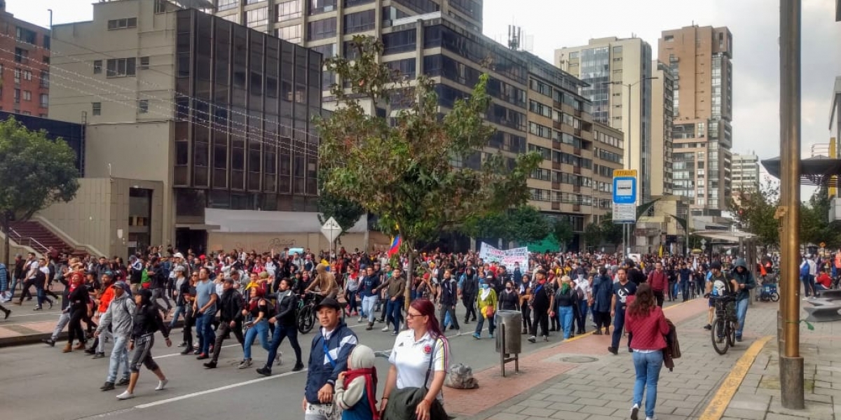 Protesta este sábado en Bogotá