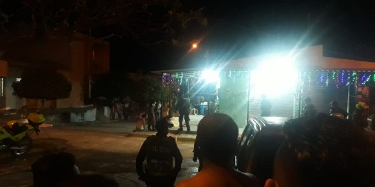 Atentado en el barrio Villa del Campo en Santa Marta