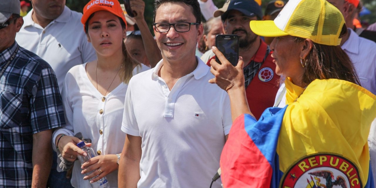 El gobernador electo del Magdalena, Carlos Caicedo. 