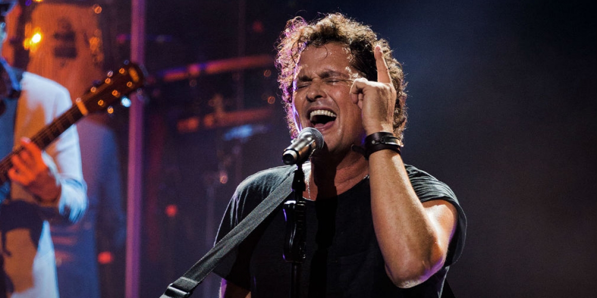 Carlos Vives en concierto.