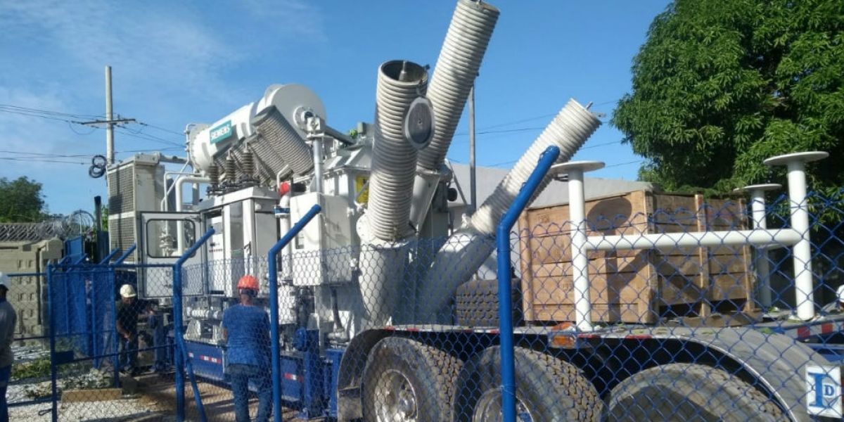 Archivo Transformador móvil que había sido instalado en Pivijay.