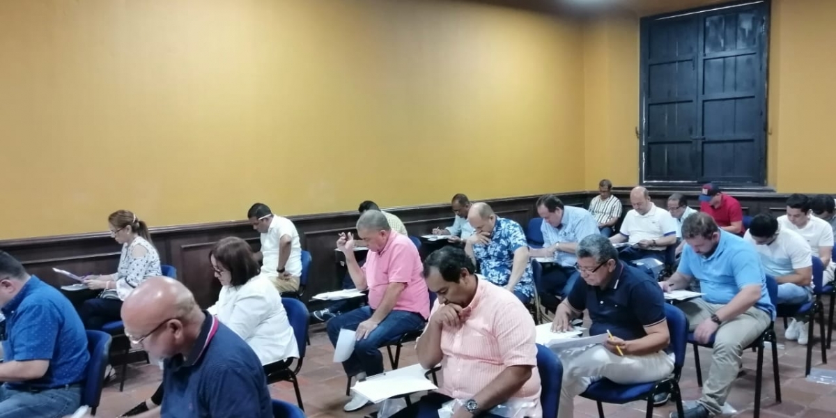 La prueba se desarrolló en el salón Madre Margoth del Claustro San Juan Nepomuceno de la Universidad del Magdalena. 