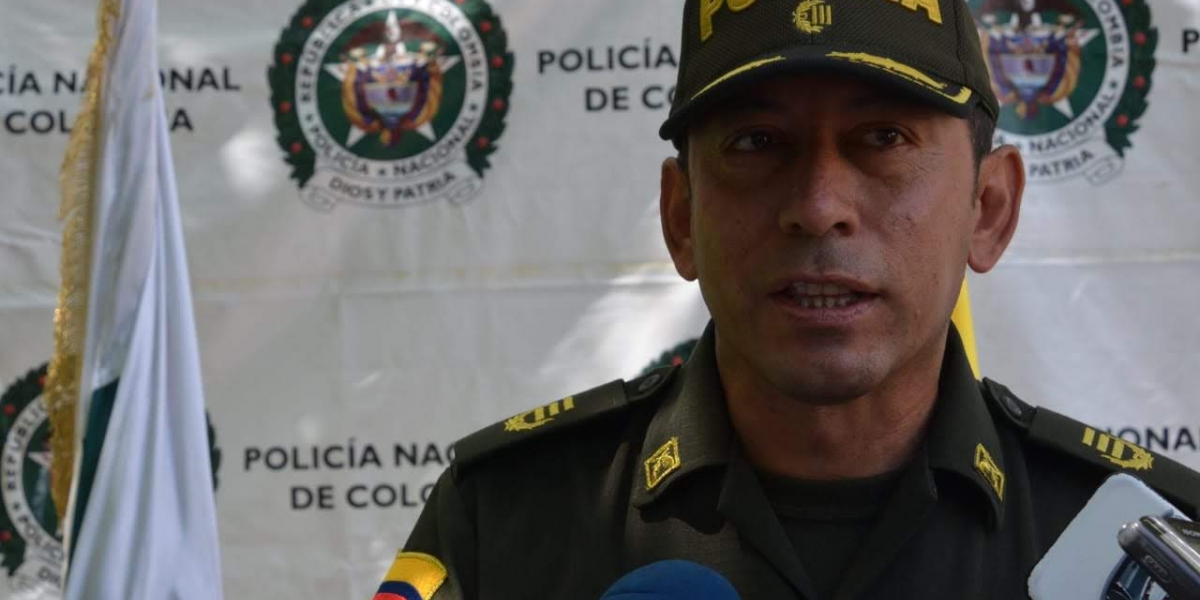 Gustavo Berdugo, comandante de la Policía de Santa Marta.