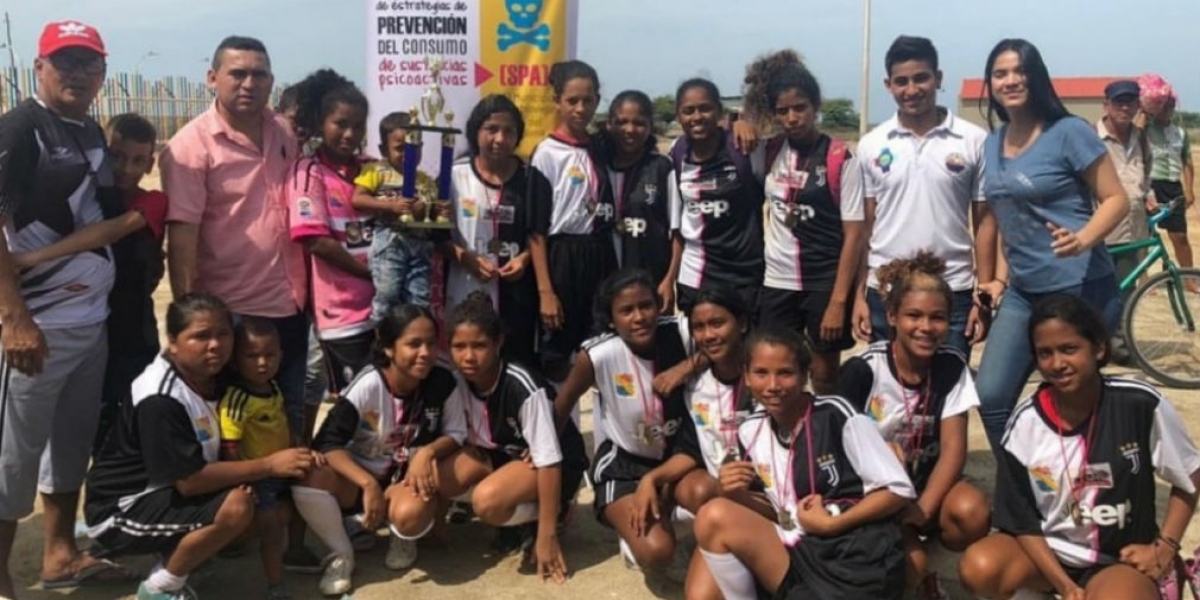 Cortesía Campeonato de fútbol en Puebloviejo