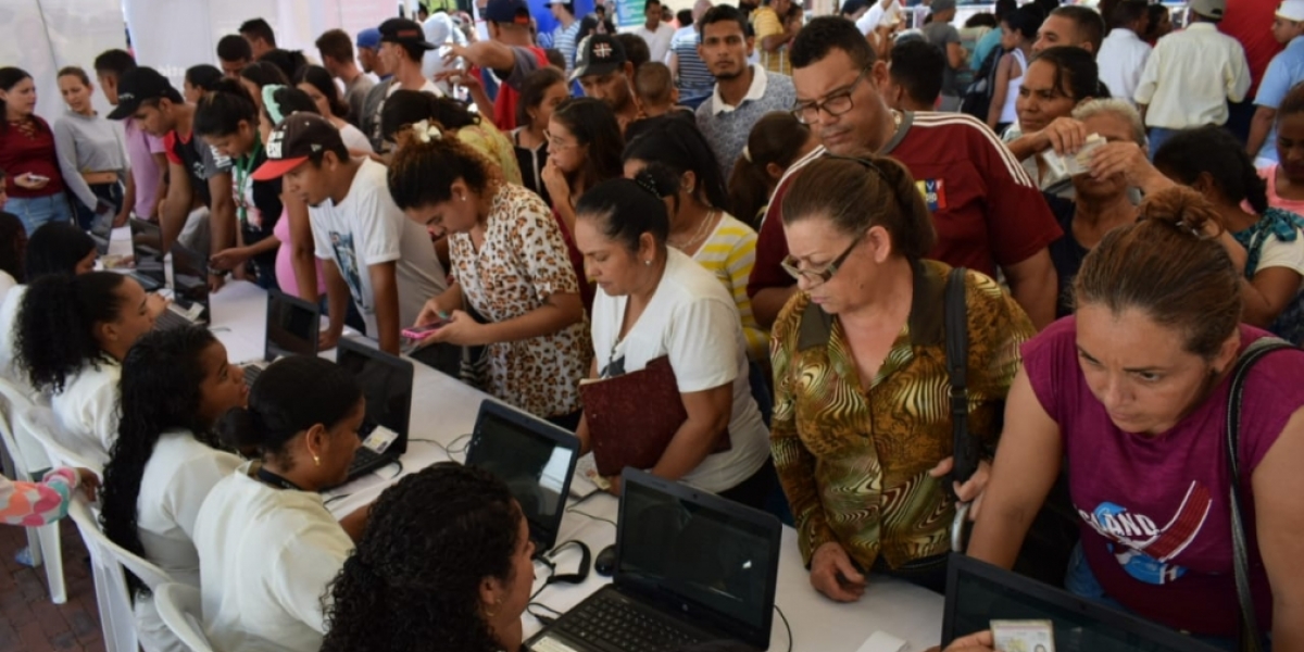 Migrantes venezolanos en Santa Marta - referencia.