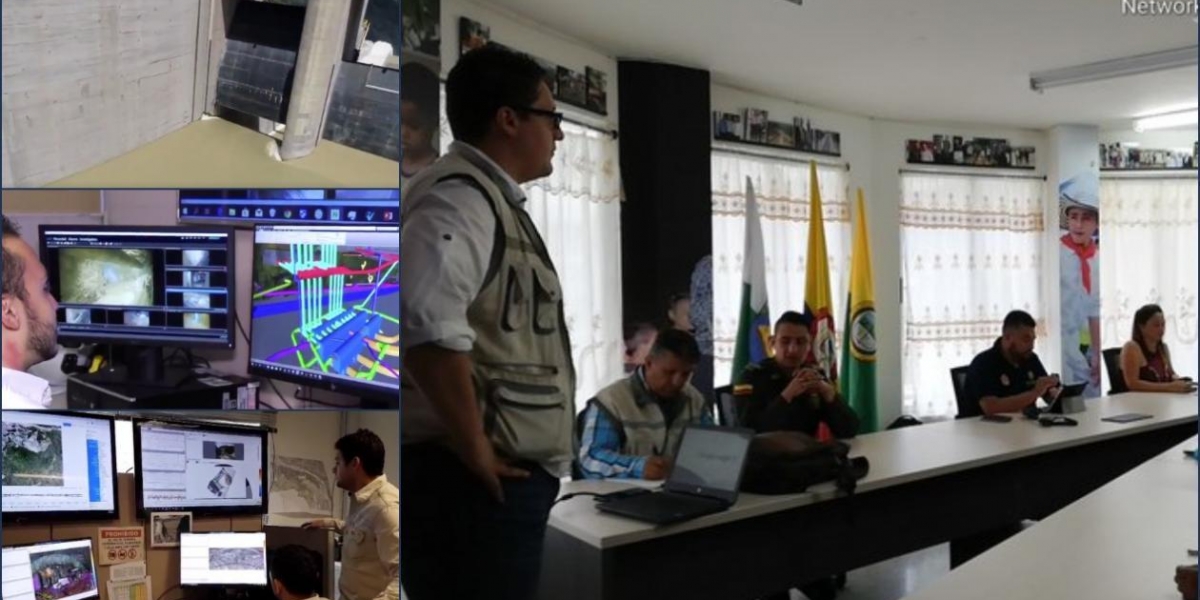 Consejo Municipal de Riesgo de Desastres en los municipios de Valdivia y Cáceres.