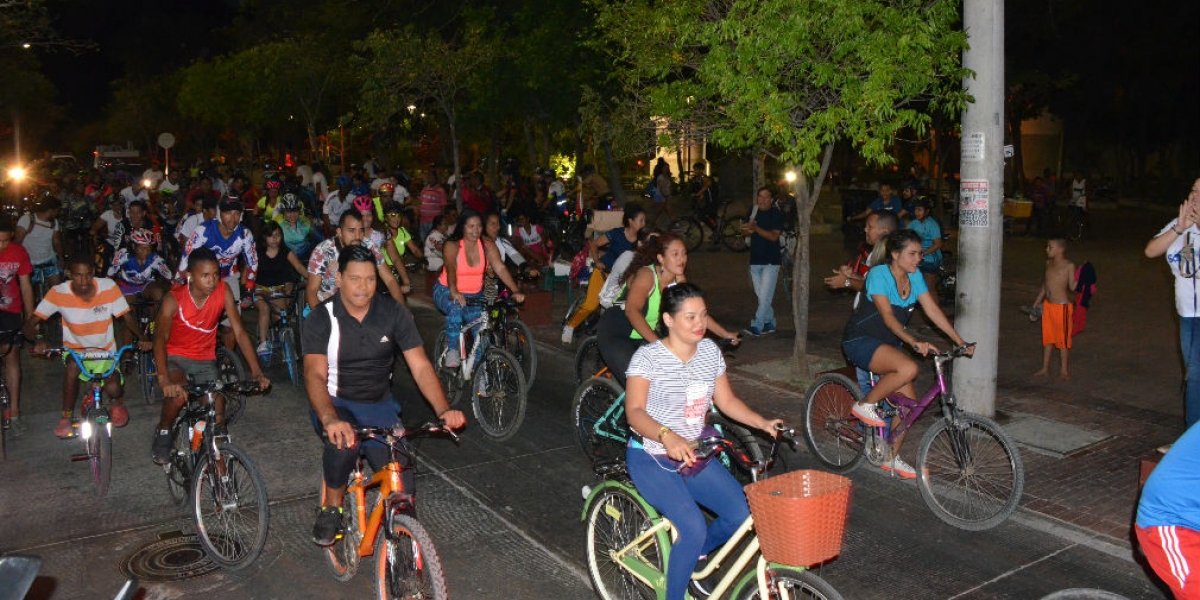 El ciclopaseo partió de la Alcaldía y culminó en Mamatoco.