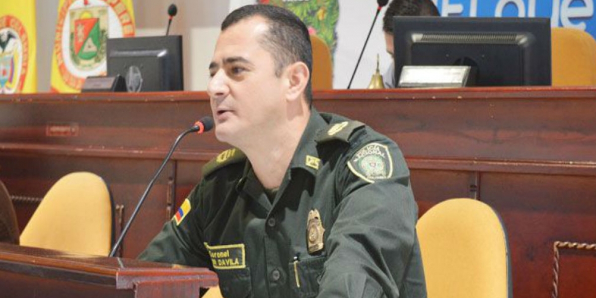 El coronel Fáber Dávila Giraldo.