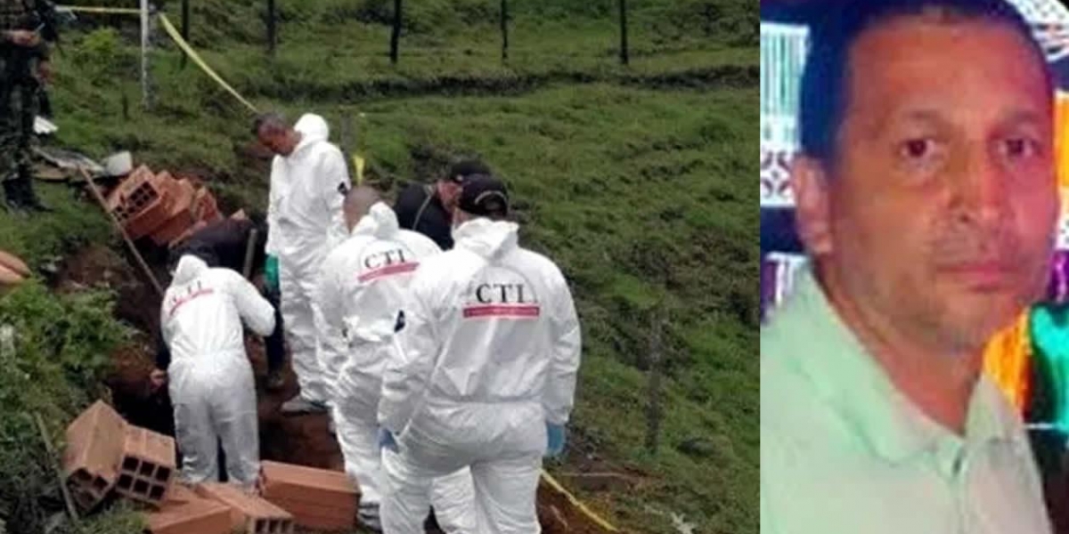 Minuto30 Cuerpo sin vida del ganadero Iván Londoño Leal.