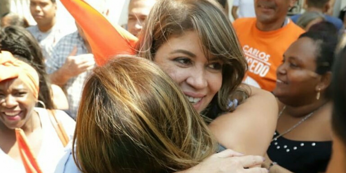 Virna Johnson Virna Johnson Salcedo anunció su candidatura a la Alcaldía de Santa Marta el 8 de febrero.