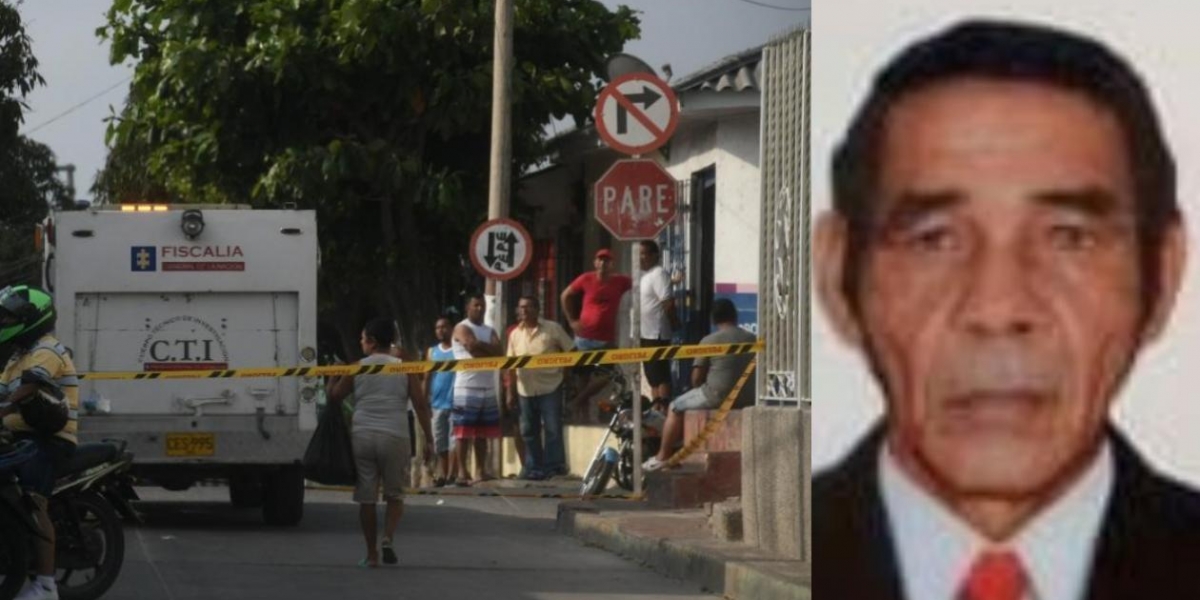 Carlos Angarita Gutiérrez, de 64 años, fue asesinado en el barrio Montes.