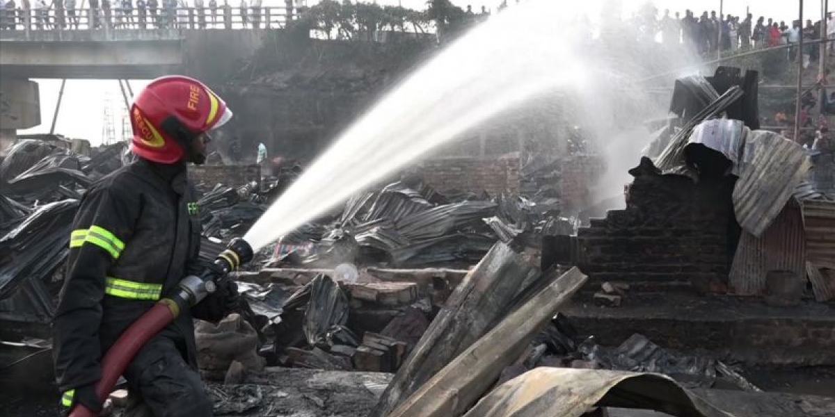 Incendio en bangladesh