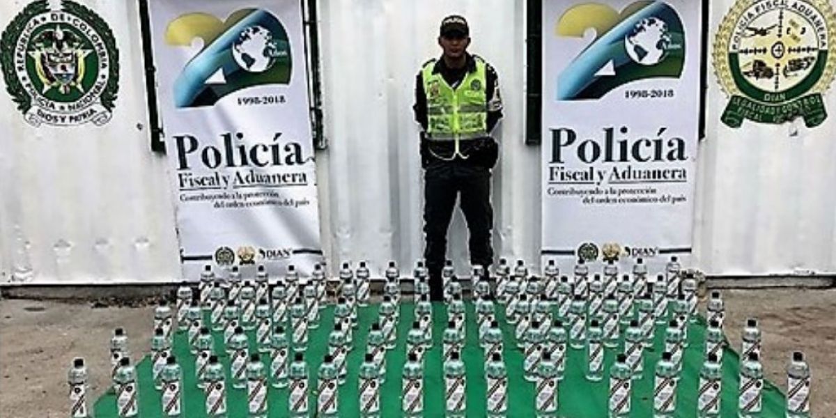 Policía Fiscal y Aduanera en coordinación con la Dirección Seccional de Aduanas, decomisó mercancías de contrabando que ascienden a los 96 millones de pesos.