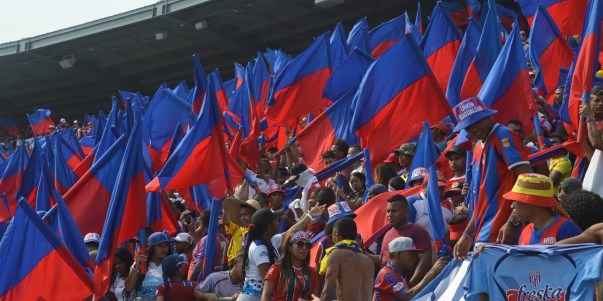 Oscar Mejía - seguimiento.co Los hinchas del Unión llenaron el Sierra Nevada.
