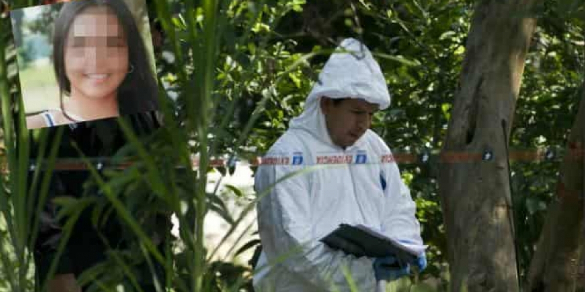 El cuerpo de la menor fue encontrado en una zona desolada.