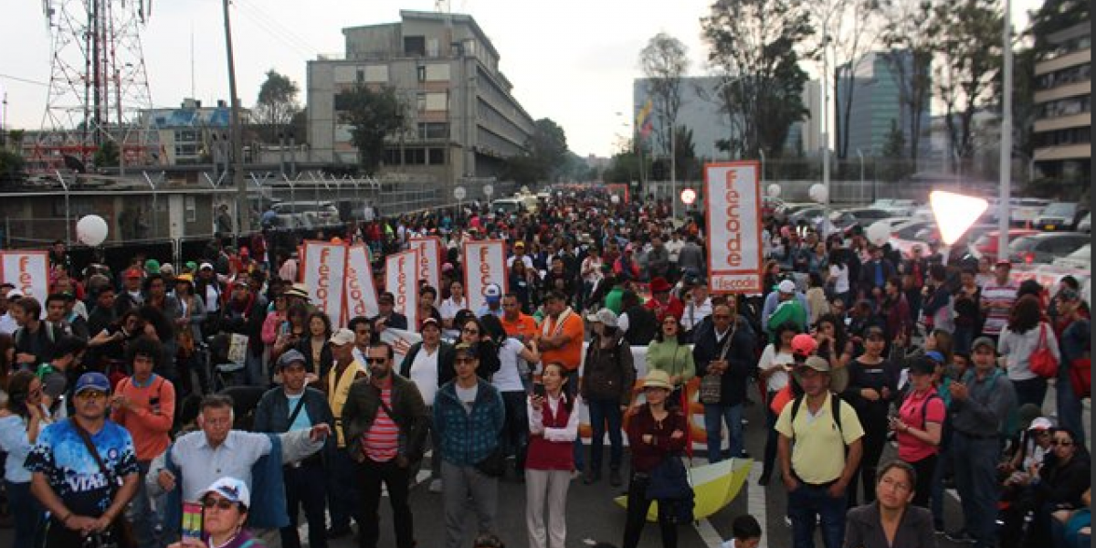 Fecode Gremio de educadores convoca nueva marcha el 19 y 20 de marzo.