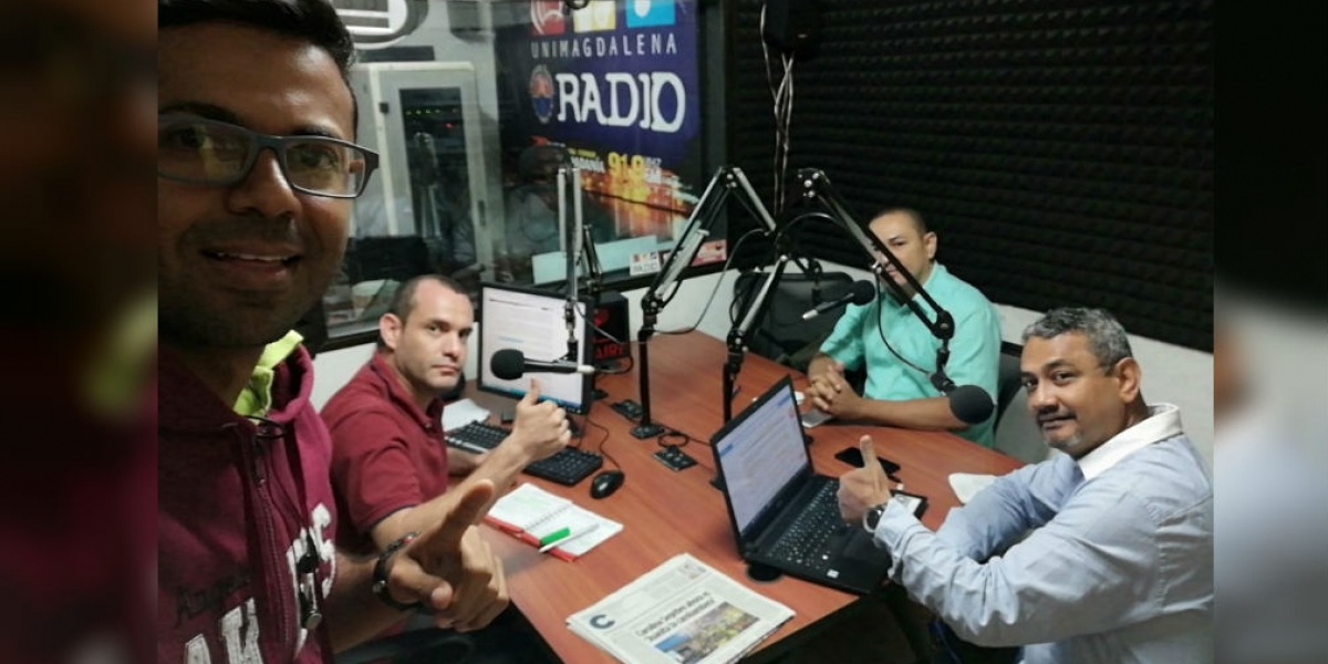 Cortesía Equipo de trabajo del Magazin informativo de Unimagdalena Radio