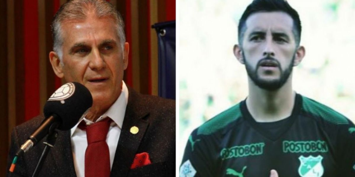 Pulzo Carlos Queiroz y Camilo Vargas.
