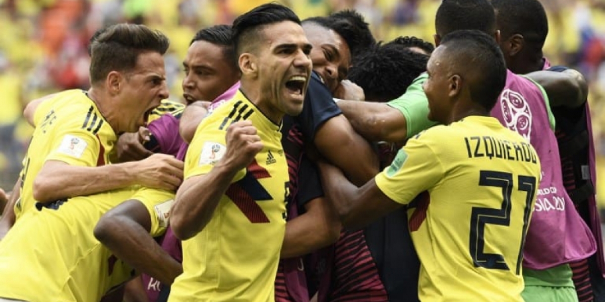 Radamel Falcao, con la selección Colombia.