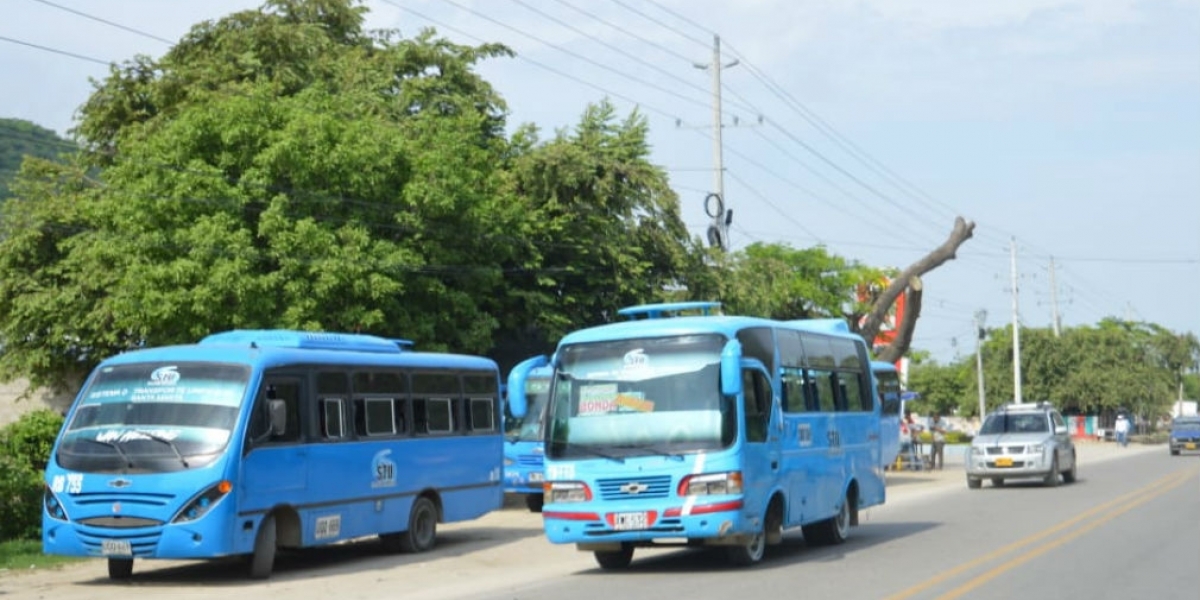 En Santa Marta no se ha aumentado el costo del pasaje de bus desde 2017.