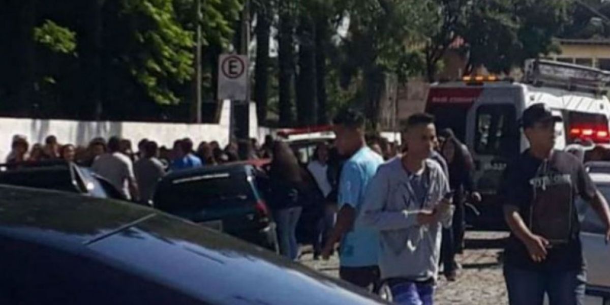 Tiroteo en escuela en Brasil.