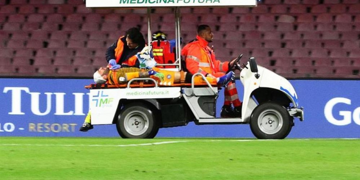 En pleno partido David Ospina se desmaya