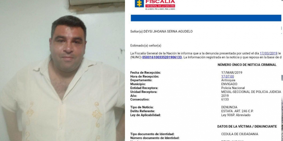 Juan Camilo Londoño López, acusado de robar vehículos