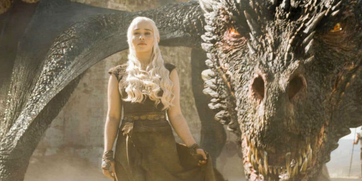 Daenerys Targaryenen, interpretada por Emilia Clarke.