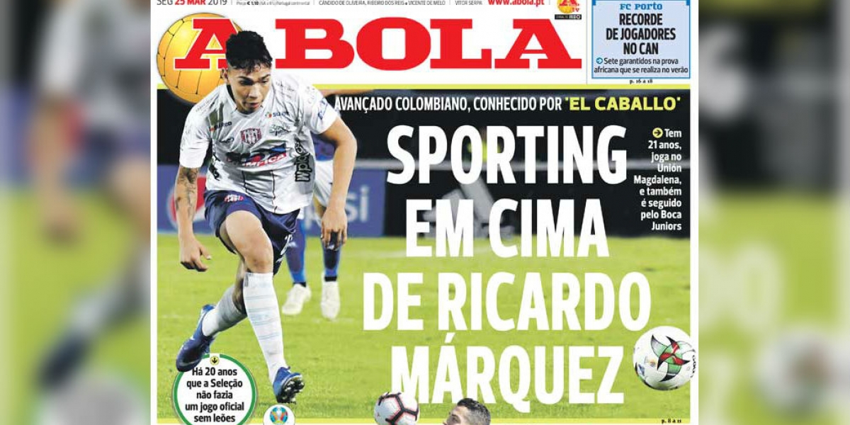 Portada 25 de marzo del diario deportivo 'A Bola'