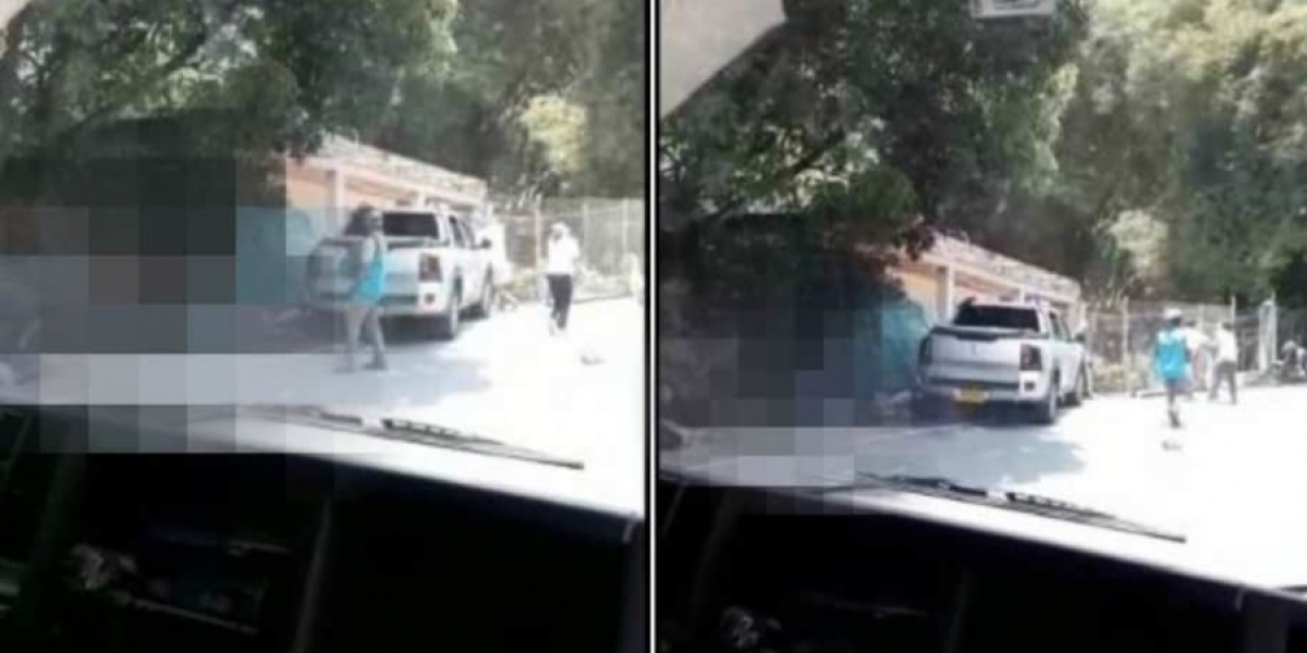 Capturas de video Twitter Accidente en Antioquia