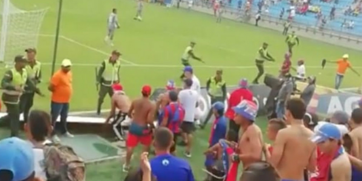 Seguimiento.co Los hechos presentados en el estadio samario no fueron graves para sancionar al 'Ciclón'.