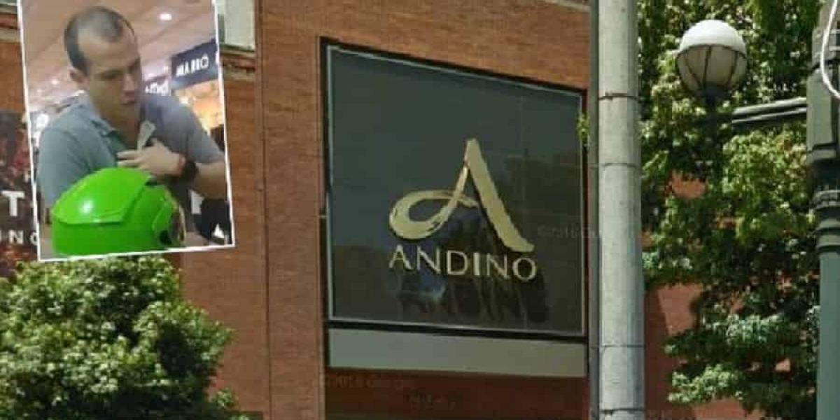 El hombre 'la cogió' contra el Centro Comercial Andino.