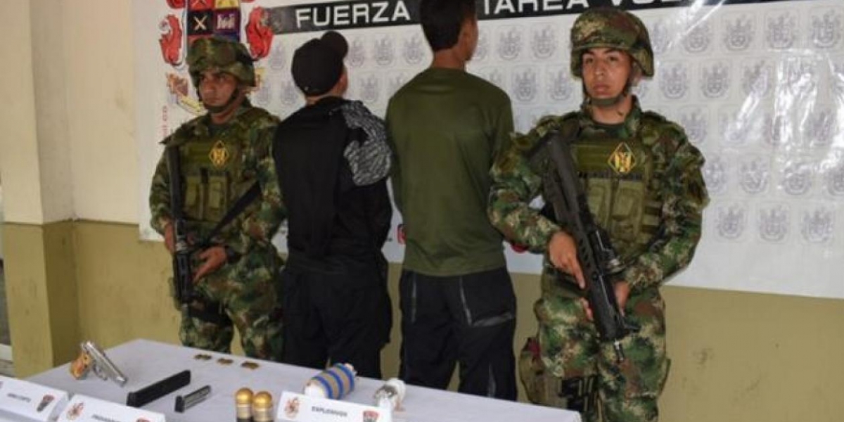 Ejército Nacional Disidentes capturados.