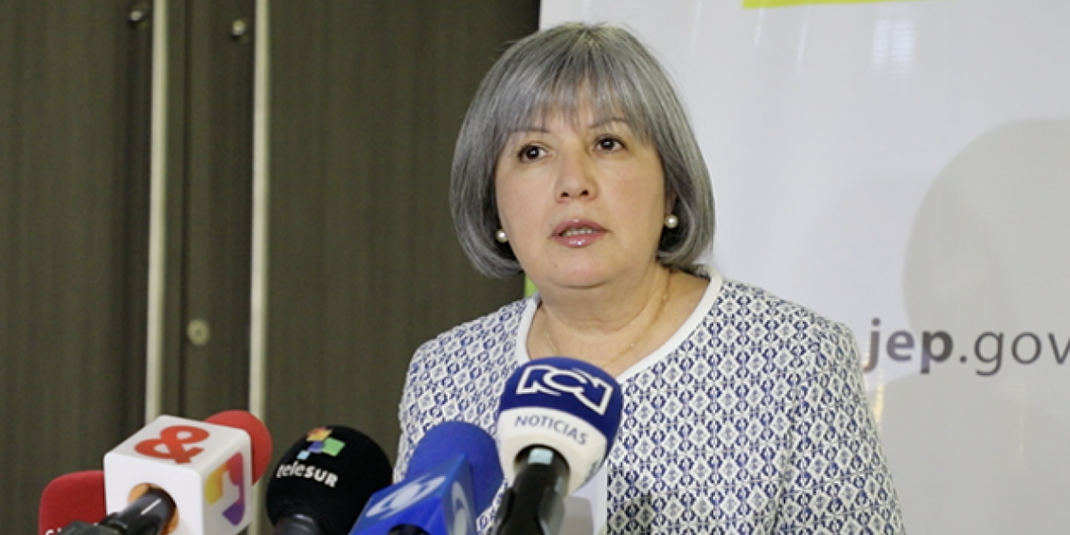 JEP Patricia Linares, presidenta de la JEP.