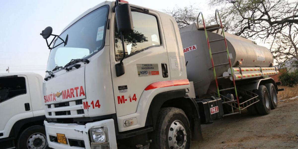 Gobernación del Magdalena La Gobernación ha dispuesto carrotanques para abastecer la ciudad.