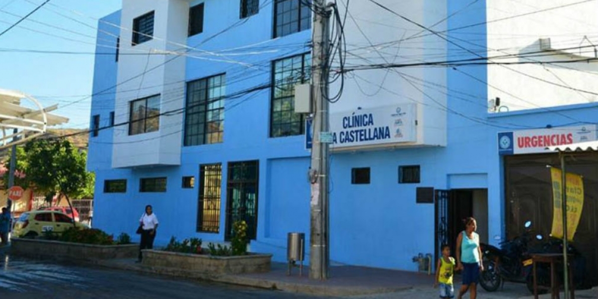 La paciente fue atendida en la clínica La Castellana. 